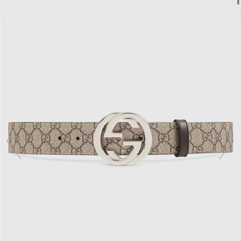 100% Authentic Gucci GG Supreme Gucci Belt Unisex 85/34